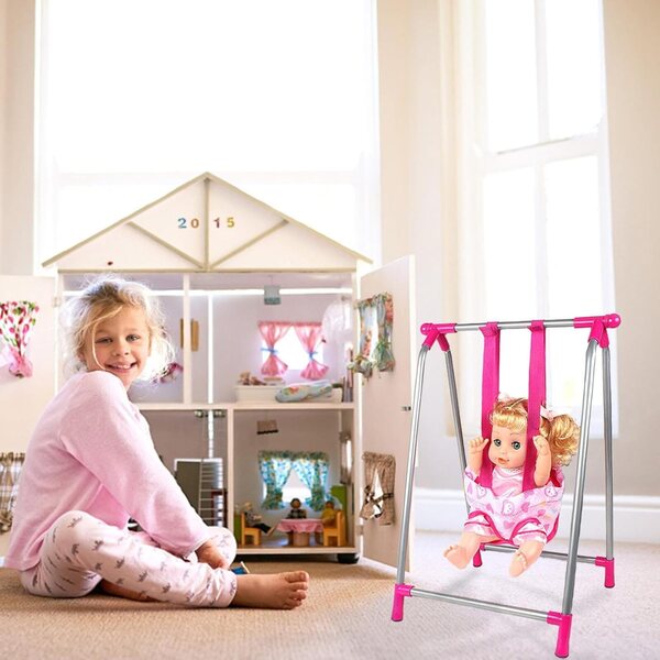 Rosa Puppenwagen-Set – Kreativ- und Rollenspiel für Kinder