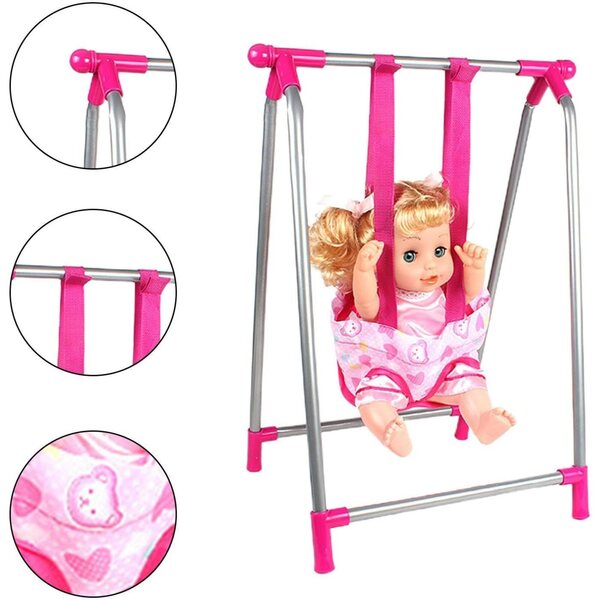 Rosa Puppenwagen-Set – Kreativ- und Rollenspiel für Kinder