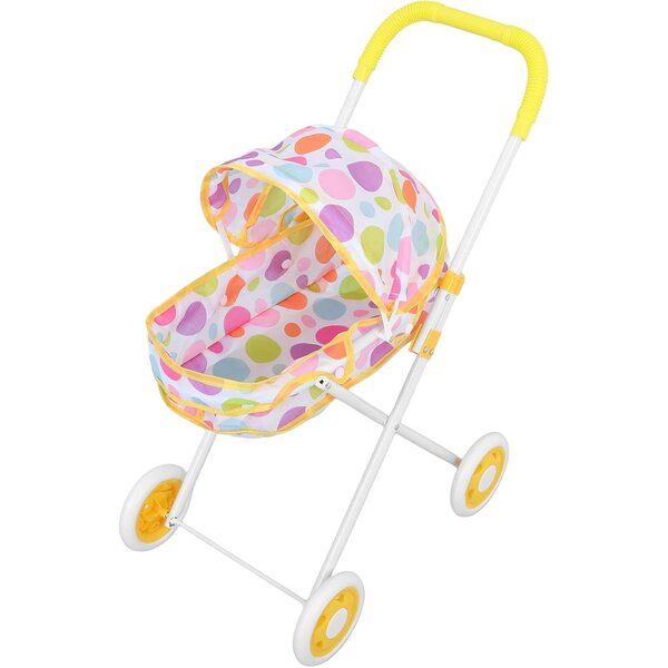 ERINGOGO Spielzeugpuppen-Kinderwagen mit Staufach und weichem Griff