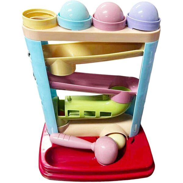 Zusammenklappbarer Spielzeug-Kinderwagen für Puppen aus PVC und Stoff von Zani Puff