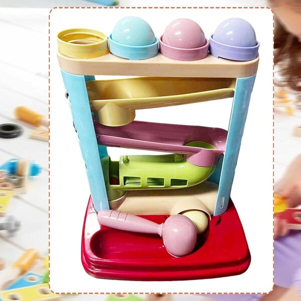 Zusammenklappbarer Spielzeug-Kinderwagen für Puppen aus PVC und Stoff von Zani Puff