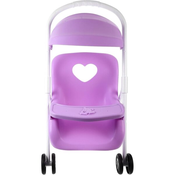VICASKY Puppenwagen aus violettem Kunststoff, dekoratives Accessoire für Puppenhäuser