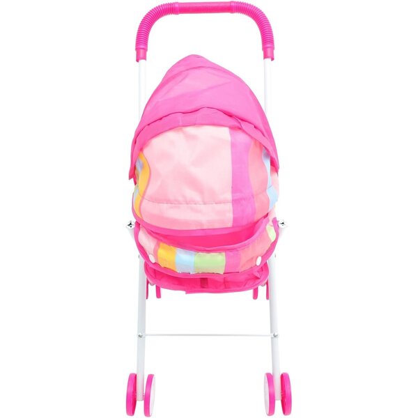 Leichter, faltbarer und kompakter Puppenspielzeug-Kinderwagen für Mädchen