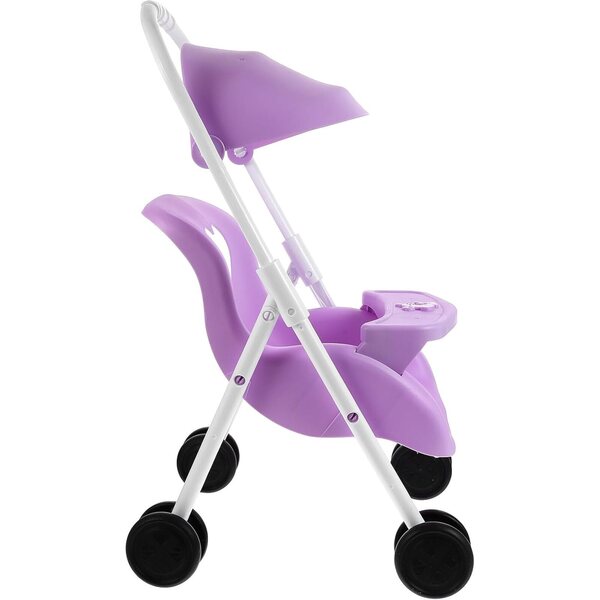 ERINGOGO Lila Puppenwagen: Robustes und leichtes Puppenhauszubehör