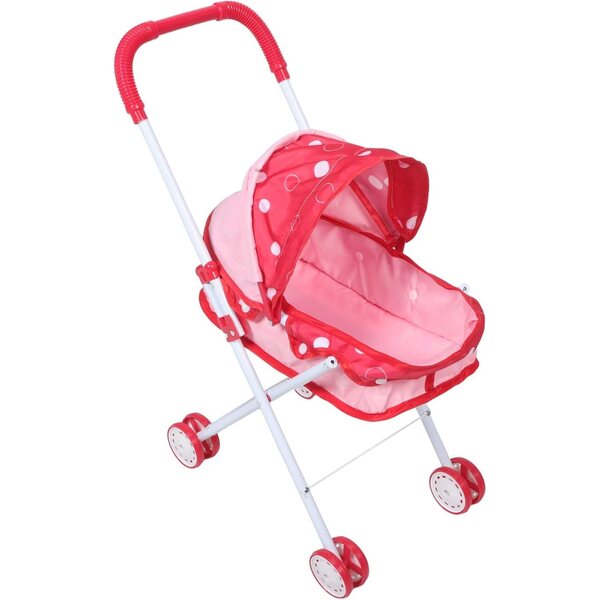 Mehrfarbiger ifundom Puppenspielzeug-Kinderwagen 64x52x24 cm für Rollenspiele