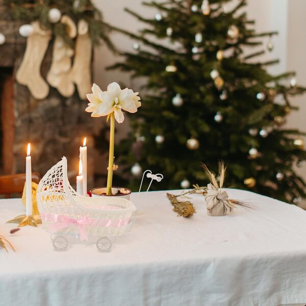 ERINGOGO Mini Passeggino Porta Caramelle 2 Pezzi Decorazione Baby Shower Rosa e Blu
