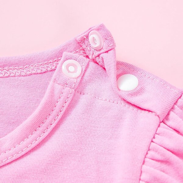 Set aus Kinderpuppenkleidung und Stirnband aus Polyester mit Knopfverschluss