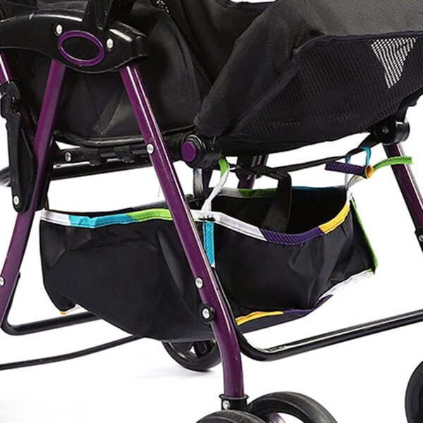 FTVOGUE Kinderwagenkorb aus 600D Oxford-Stoff, kompakt und geräumig