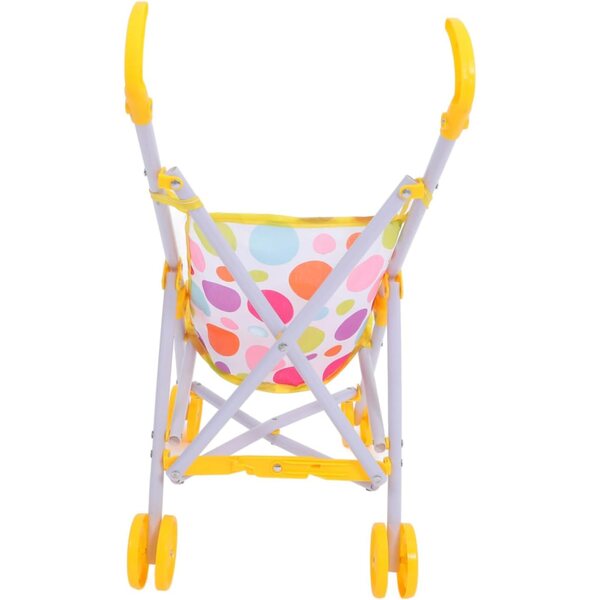 ORFOFE Spielzeug-Kinderwagen für Mädchen aus realistischem Kunststoff, 49 x 35 x 23 cm