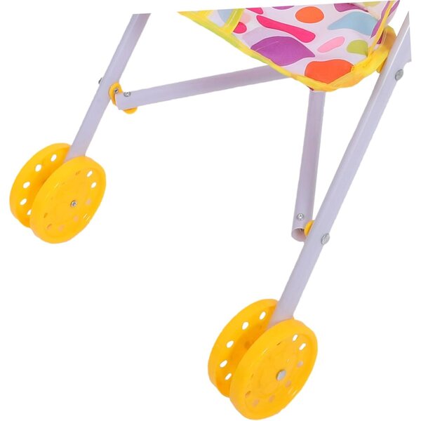 ORFOFE Spielzeug-Kinderwagen für Mädchen aus realistischem Kunststoff, 49 x 35 x 23 cm