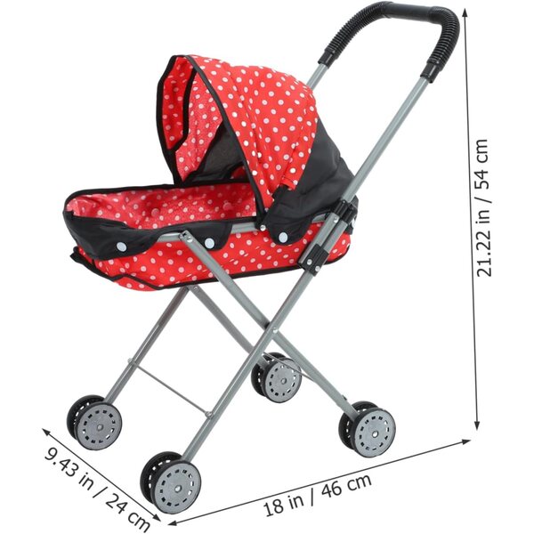 ERINGOGO Leichter Kinderwagen aus Oxford-Stoff mit widerstandsfähiger Struktur und realistischem Design