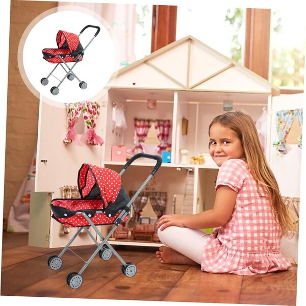 ERINGOGO Leichter Kinderwagen aus Oxford-Stoff mit widerstandsfähiger Struktur und realistischem Design