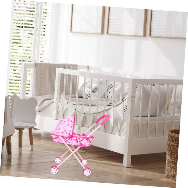 Vaguelly faltbarer Kinderwagen für Kinder mit realistischem Design und verstellbarem Griff