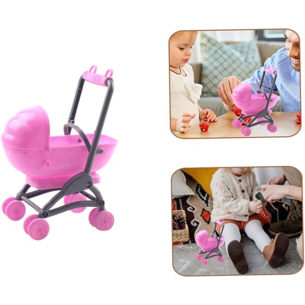 UPKOCH Miniatur-Kinderwagen für Puppen und Heimdekorationen
