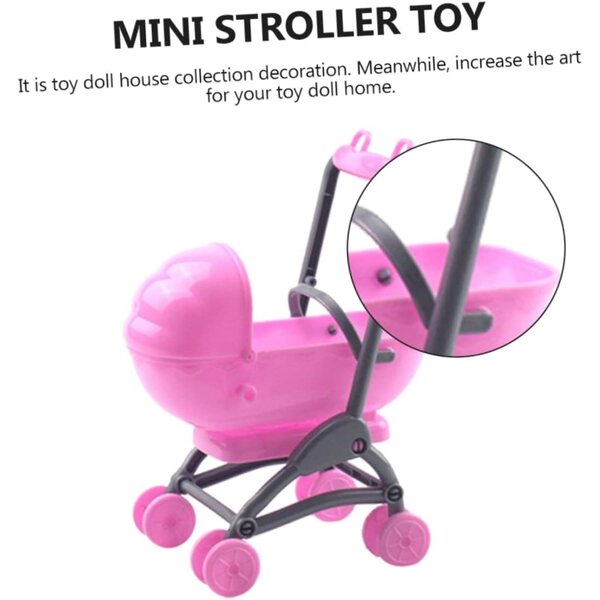UPKOCH Miniatur-Kinderwagen für Puppen und Heimdekorationen