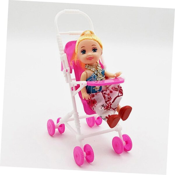 Vaguelly Set 3 Passeggini Miniature per Case delle Bambole e Giochi di Ruolo
