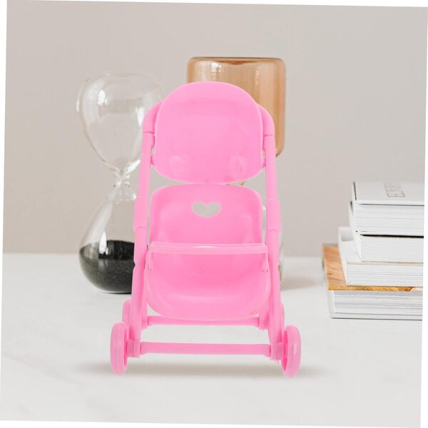 BESPORTBLE Spielzeug-Kinderwagen, 4-teilig, Mini, bunt, ABS, sicher für Kinder