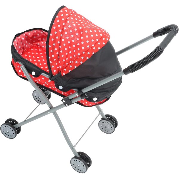 Vaguelly Spielzeug-Kinderwagen für Puppen, leicht und einfach zu transportieren, 54 x 46 x 24 cm