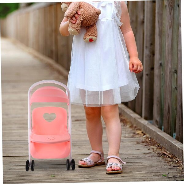 Robuster und schicker ERINGOGO Puppenwagen 42x26x25 cm für Puppenhaus
