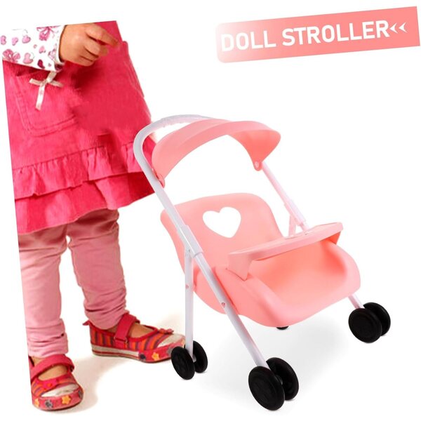 Robuster und schicker ERINGOGO Puppenwagen 42x26x25 cm für Puppenhaus