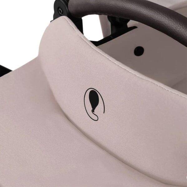 ABC Design Migno Berry Puppenwagen mit drehbaren Rädern und Sicherheitsgurt