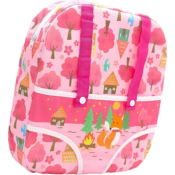 Povanjer Puppenträger-Rucksack vorne und hinten für 12-18-Zoll-Puppen