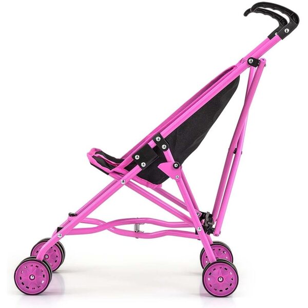 Milly Mally Julia faltbarer Puppenwagen mit Schaumstoffrädern für Kinder ab 3 Jahren