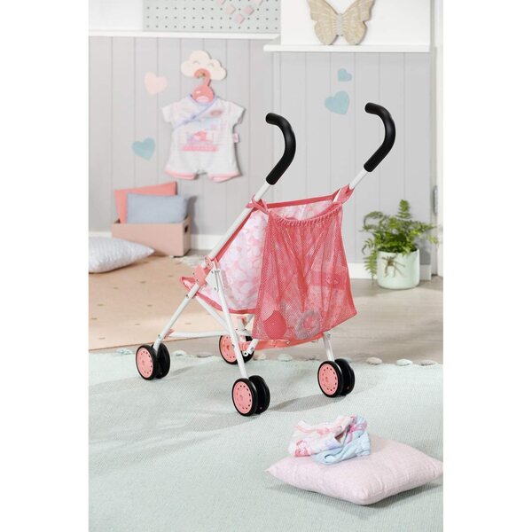 Baby Annabell Active Kinderwagen mit Netztasche für 43 cm Puppen – Kreativspiel 3+