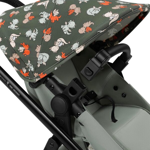 Migno Dragon Puppenwagen von ABC Design, praktisch und verstellbar