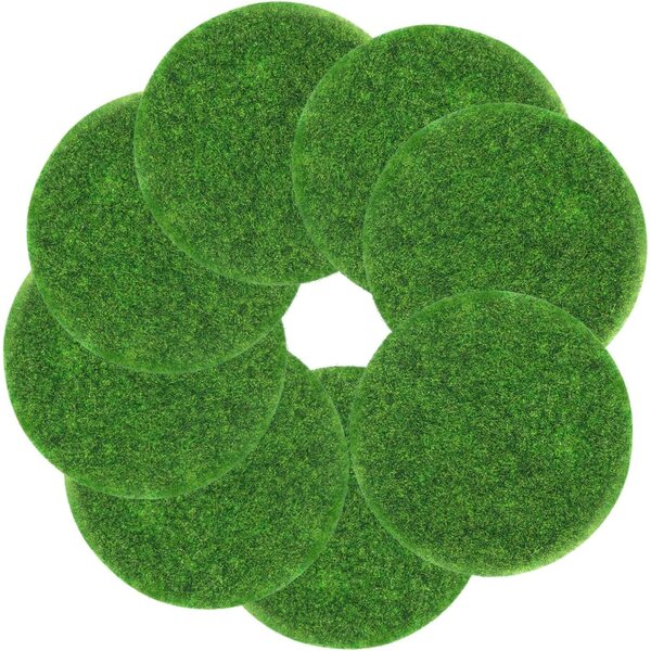 Toddmomy Set 8 Tappeti Decorativi Miniatura Rotondi per Case delle Bambole e Giardini