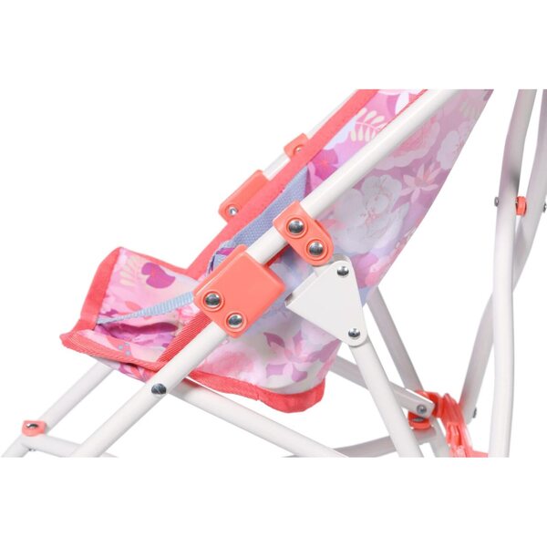 Baby Annabell Active Kinderwagen für Puppen bis 43 cm, leicht zusammenklappbar und zu tragen