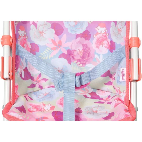 Baby Annabell Active Kinderwagen für Puppen bis 43 cm, leicht zusammenklappbar und zu tragen
