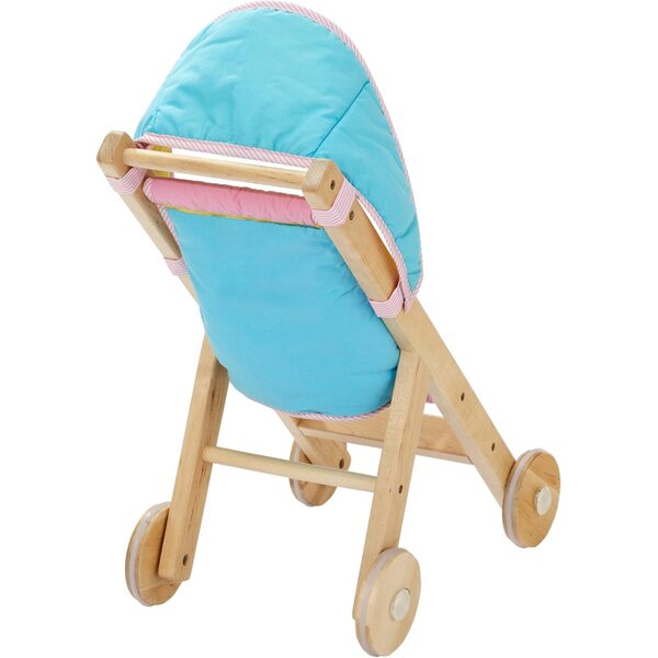 Hauck 801697 Kinderwagen Timber – Sicherer und widerstandsfähiger Holzkinderwagen für Kinder