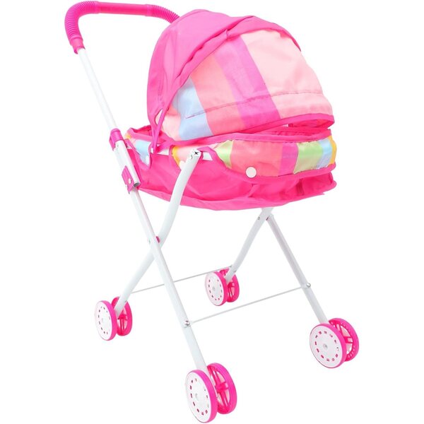 Zusammenklappbarer und leichter Puppenwagen – Mini-Spielzeug mit großem Platz und glattem Griff