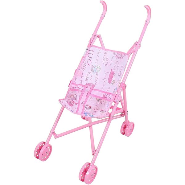 Tuxuseo Zusammenklappbarer Puppenwagen, realistisches Rollenspielspielzeug