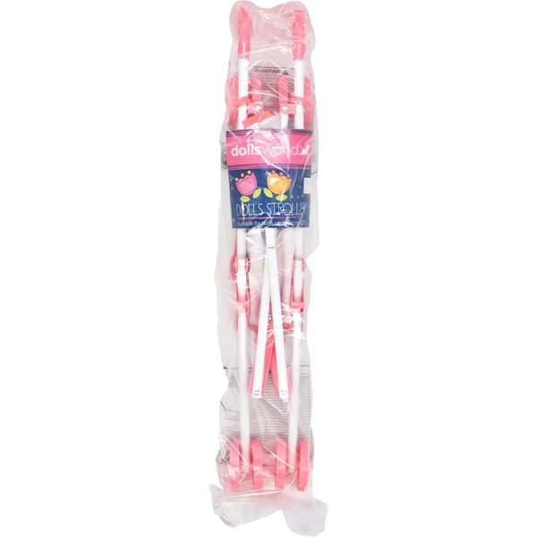 Passeggino pieghevole di lusso Dolls World per bambole fino a 56 cm | 52x27x55 cm