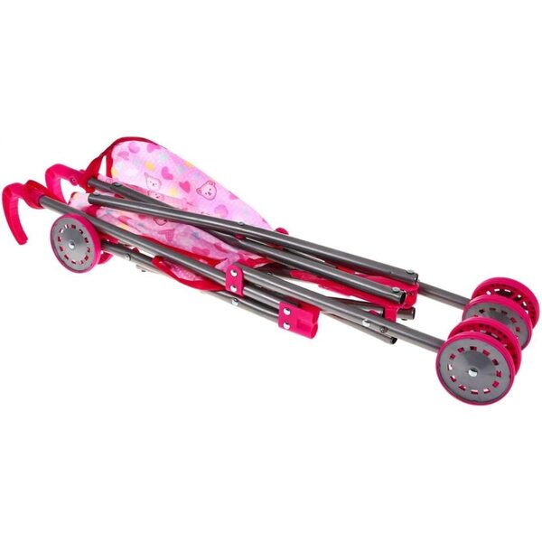 BSD Babypuppen-Zubehörset mit Wiege, Hochstuhl, Kinderwagen und Kindertaschen