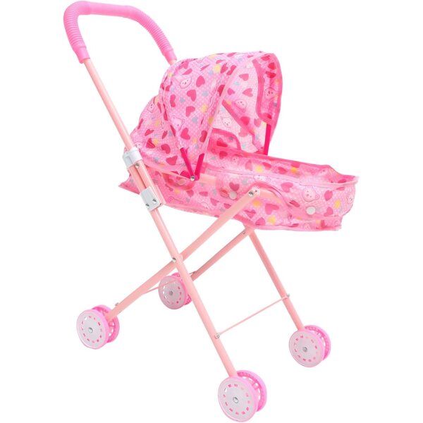 Carrozzina per Bambole SOPOTUTU Rosa Elegante e Facile da Installare - 20.83x18.86x10.61 pollici