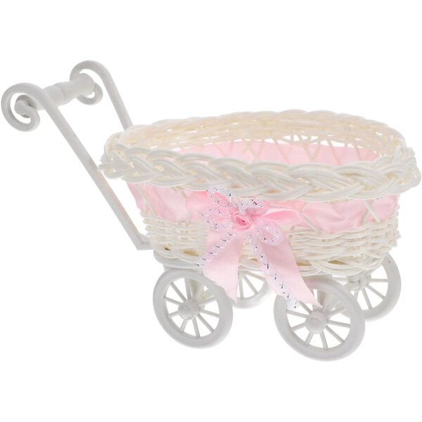 BESTonZON 3pz Cestini Caramelle in PP Imitazione Rattan per Matrimoni e Decorazioni