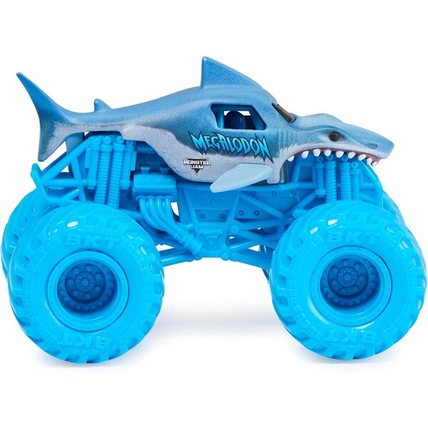 Passeggino Middle Monster Jam 1:64 Single Pack Megalodon Multicolore per Bambini