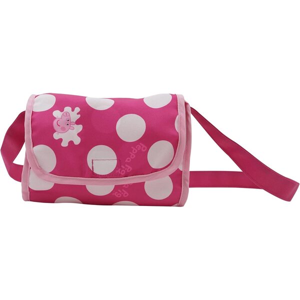 Peppa Pig Baby Classic: 7-teiliges Kinderwagenset mit Babynahrungszubehör für Puppen bis 61 cm