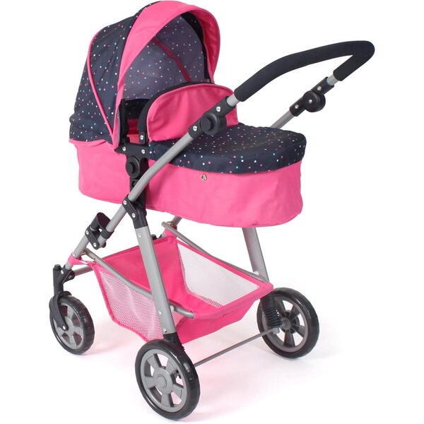 Bayer Chic 2000 Nele – 2 in 1 Kombi-Kinderwagen für Puppen bis 50 cm