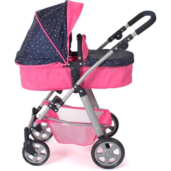 Bayer Chic 2000 Nele – 2 in 1 Kombi-Kinderwagen für Puppen bis 50 cm
