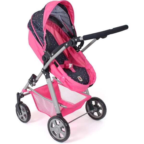 Bayer Chic 2000 Nele – 2 in 1 Kombi-Kinderwagen für Puppen bis 50 cm