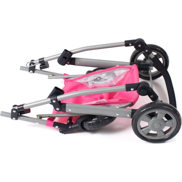 Bayer Chic 2000 Nele – 2 in 1 Kombi-Kinderwagen für Puppen bis 50 cm