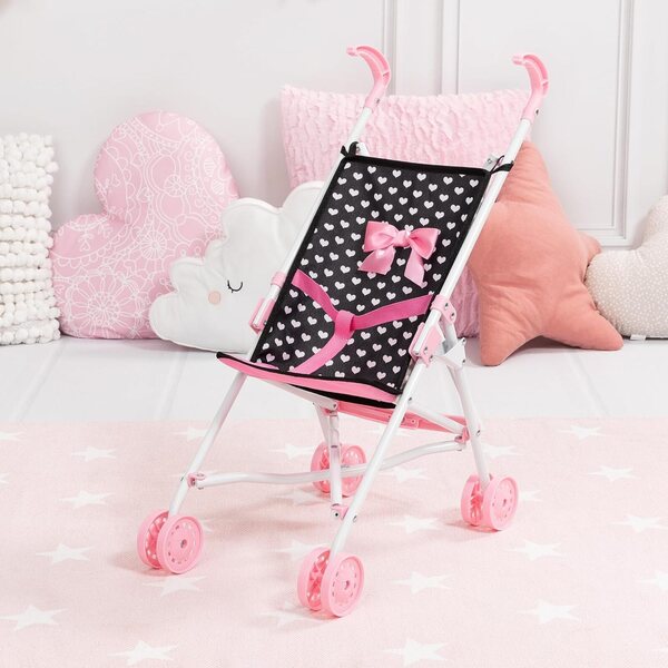 Zusammenklappbarer Puppenwagen von Bayer Design mit Sicherheitsgurt und Doppelrädern