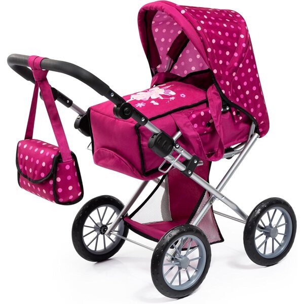 Bayer Design City Star Passeggino per Bambole Regolabile e Pieghevole con Borsa Inclusa