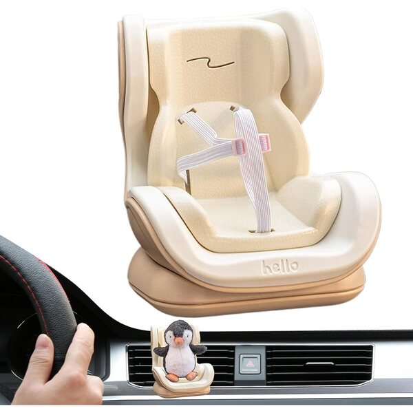 Seggiolino Auto in Peluche per Bambole - Mini Sicurezza e Gioco Creativo