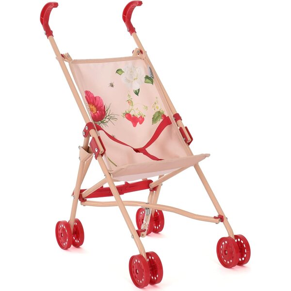 Roma RHS Umbrella Flora Kinderwagen für Puppen bis 42 cm – ökologischer Recyclingstoff