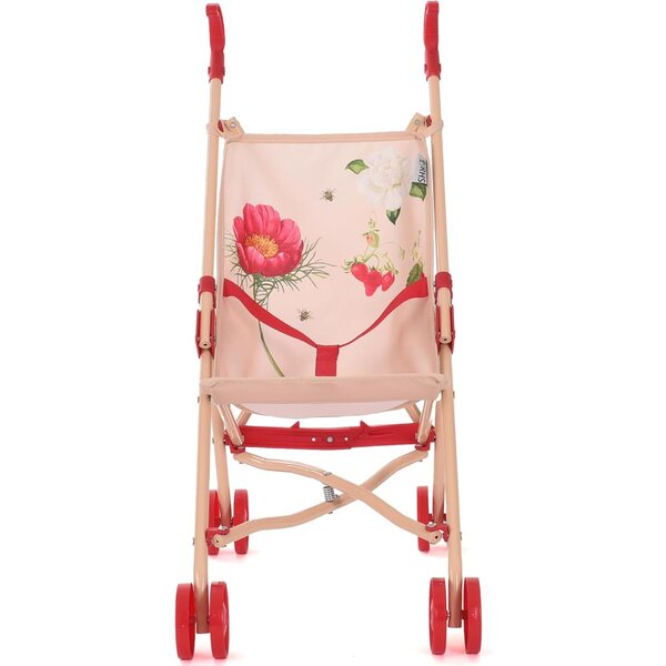 Roma RHS Umbrella Flora Kinderwagen für Puppen bis 42 cm – ökologischer Recyclingstoff